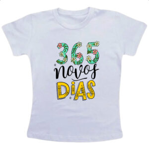 Camiseta Infanto Juvenil 365 novos dias