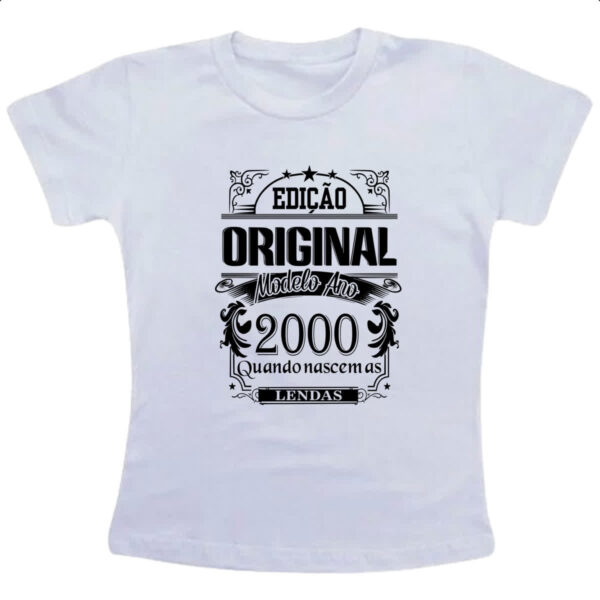 Camiseta Infanto Juvenil Edicao Original 2000