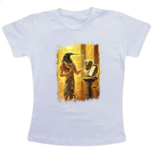 Camiseta Infanto Juvenil Egito Maat e escriba