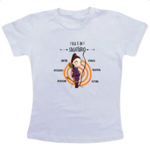 Camiseta Infanto Juvenil Ela e de Sagitario