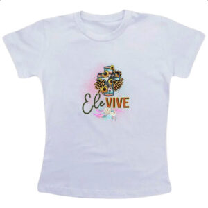 Camiseta Infanto Juvenil Ele vive