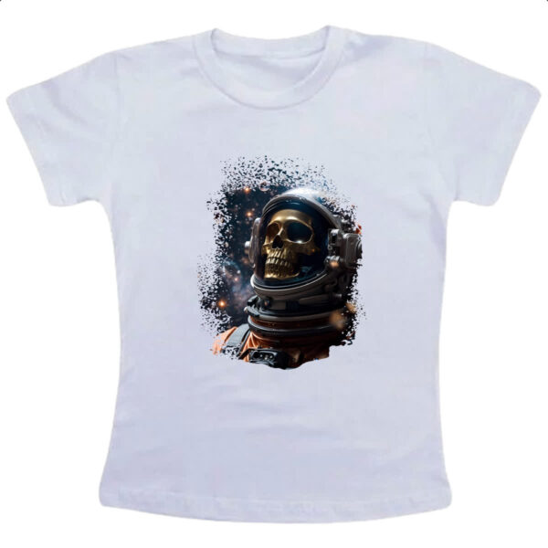 Camiseta Infanto Juvenil Esqueleto astronauta
