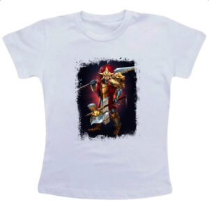 Camiseta Infanto Juvenil Empires and Puzzles Heroi Aruna Traje