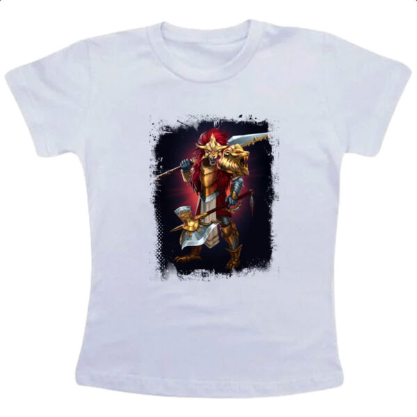 Camiseta Infanto Juvenil Empires and Puzzles Heroi Aruna Traje