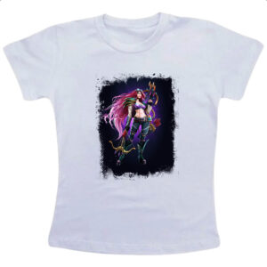 Camiseta Infanto Juvenil Empires and Puzzles Heroi Domitia