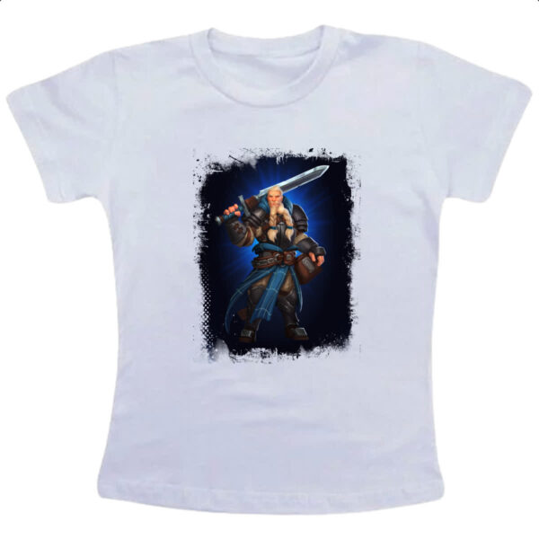 Camiseta Infanto Juvenil Empires and Puzzles Heroi Rei Arthur