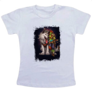 Camiseta Infanto Juvenil Empires and Puzzles Heroi Roughian e Nurgib
