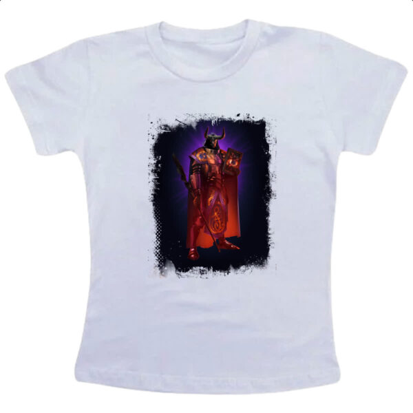 Camiseta Infanto Juvenil Empires and Puzzles Heroi Senhor das Trevas