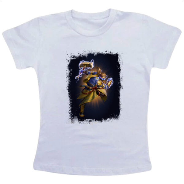 Camiseta Infanto Juvenil Empires and Puzzles Heroi Thor Traje