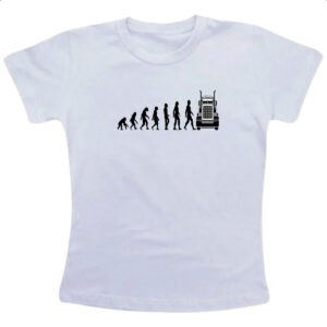 Camiseta Infanto Juvenil Evolucao Caminhoneiro
