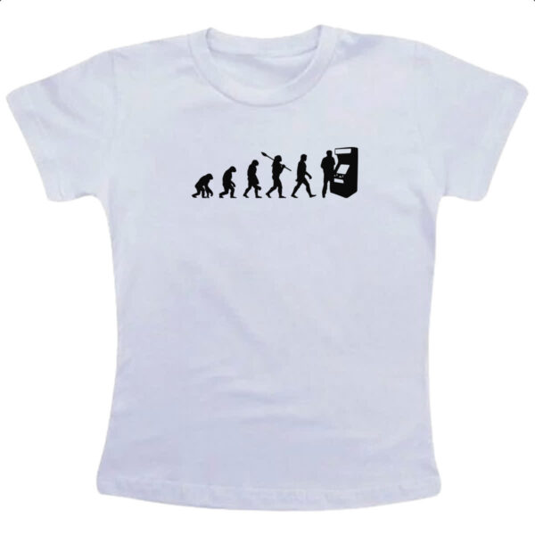 Camiseta Infanto Juvenil Evolucao arcade