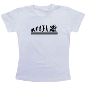 Camiseta Infanto Juvenil Evolucao baterista