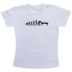 Camiseta Infanto Juvenil Evolucao bilhar