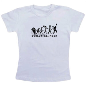 Camiseta Infanto Juvenil Evolucao do Rock