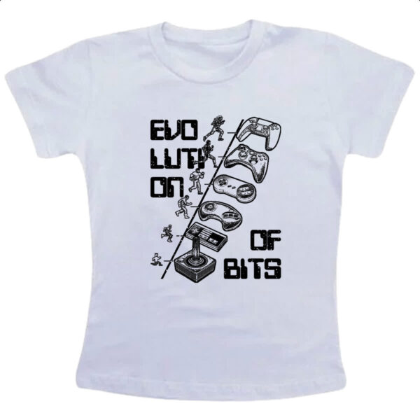 Camiseta Infanto Juvenil Evolucao dos Bits