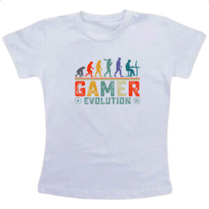 Camiseta Infanto Juvenil Evolucao gamer