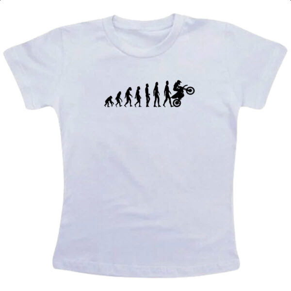 Camiseta Infanto Juvenil Evolucao motocross