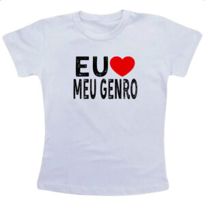 Camiseta Infanto Juvenil Eu love meu genro