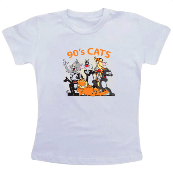 Camiseta Infanto Juvenil 90s cats