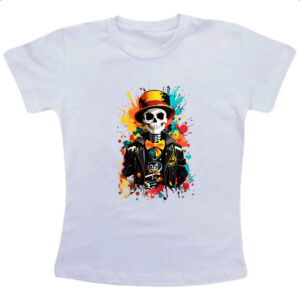 Camiseta Infanto Juvenil Jack Skeleton Londres Street