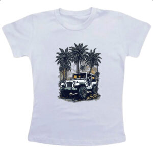 Camiseta Infanto Juvenil Jeep orffroad 4x4 sunset