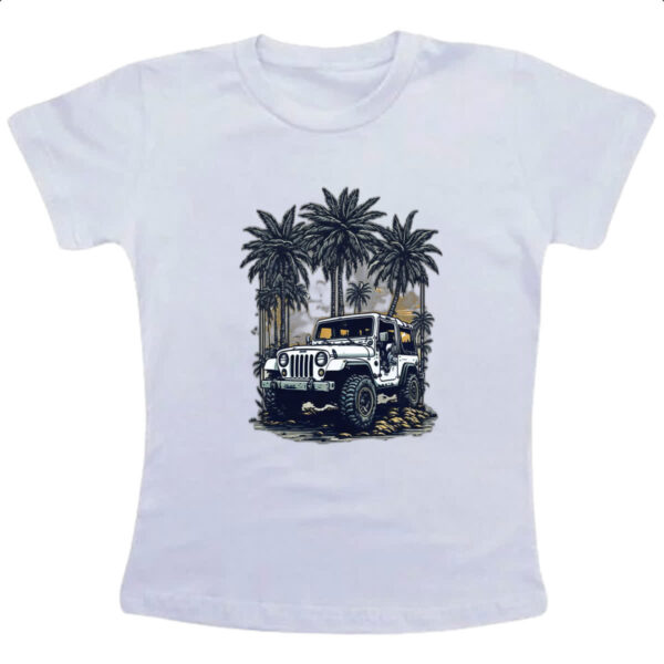 Camiseta Infanto Juvenil Jeep orffroad 4x4 sunset