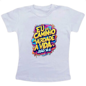 Camiseta Infanto Juvenil Jesus Joao 14-6