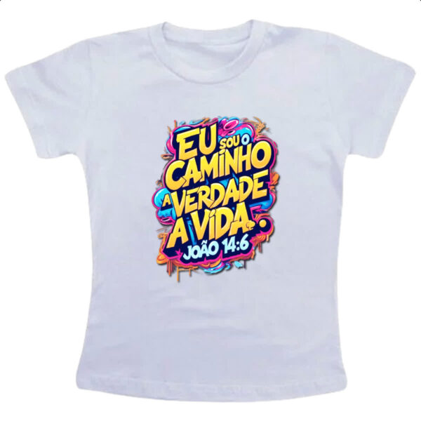 Camiseta Infanto Juvenil Jesus Joao 14-6