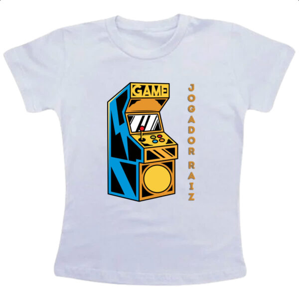 Camiseta Infanto Juvenil Jogador gamer raiz