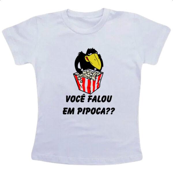 Camiseta Infanto Juvenil Jubileu Voce falou em pipoca