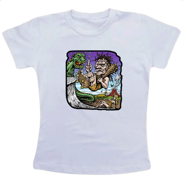 Camiseta Infanto Juvenil Jurassic Skate