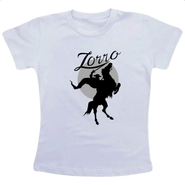 Camiseta Infanto Juvenil Zorro sob a lua
