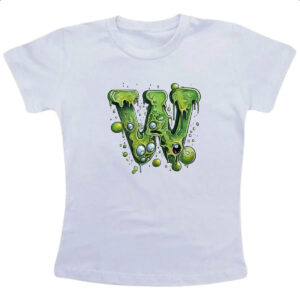 Camiseta Infanto Juvenil Zumbi Alfabeto Letra W