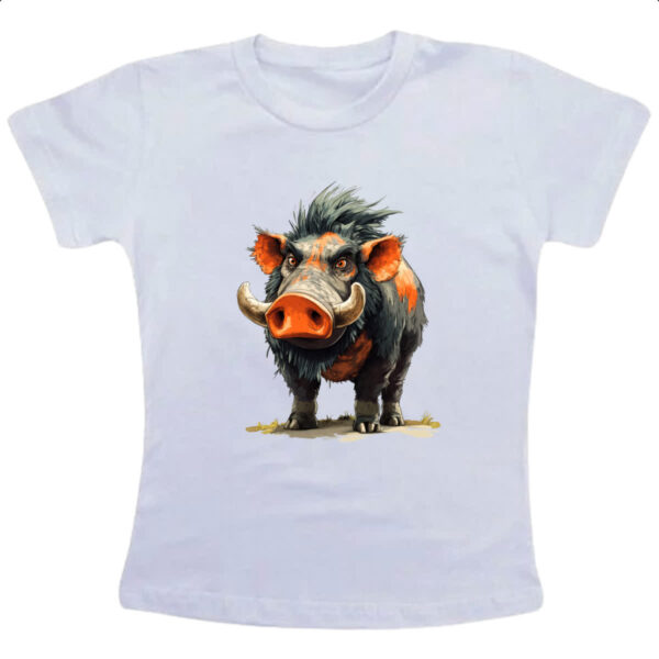 Camiseta Infanto Juvenil Zumbi Javali