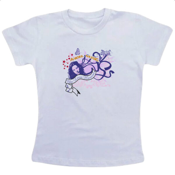 Camiseta Infanto Juvenil Angel music - The love hunters