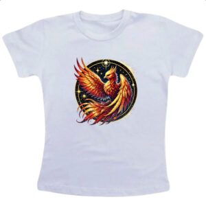 Camiseta Infanto Juvenil Fenix circulo estelar