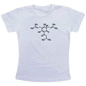Camiseta Infanto Juvenil Formula quimica da cerveja