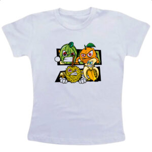 Camiseta Infanto Juvenil Frutas raivosas
