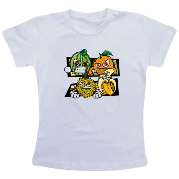 Camiseta Infanto Juvenil Frutas raivosas