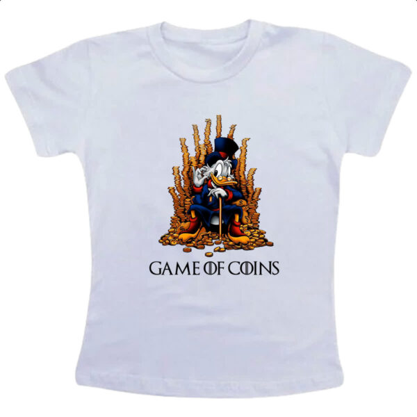 Camiseta Infanto Juvenil Game of coins