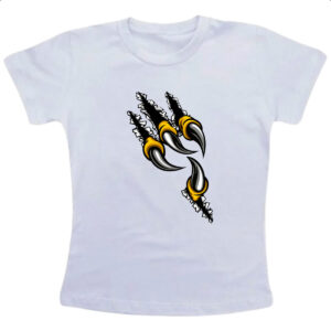 Camiseta Infanto Juvenil Garras de aguia rasgando