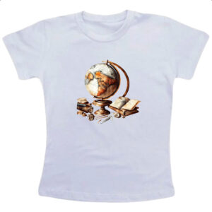 Camiseta Infanto Juvenil Globo antigo vintage