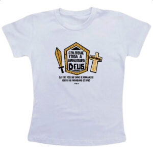Camiseta Infanto Juvenil Gospel Efesio 6.11