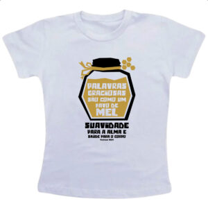 Camiseta Infanto Juvenil Gospel Proverbios 16.24
