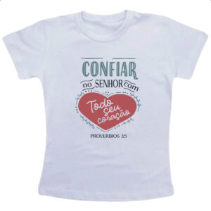 Camiseta Infanto Juvenil Gospel Proverbios 3.6