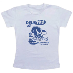 Camiseta Infanto Juvenil Gospel Salmos 107.29