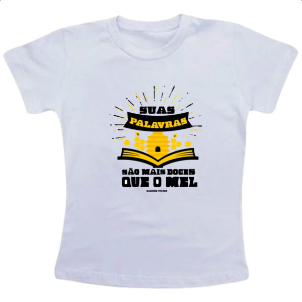 Camiseta Infanto Juvenil Gospel Salmos 119.103