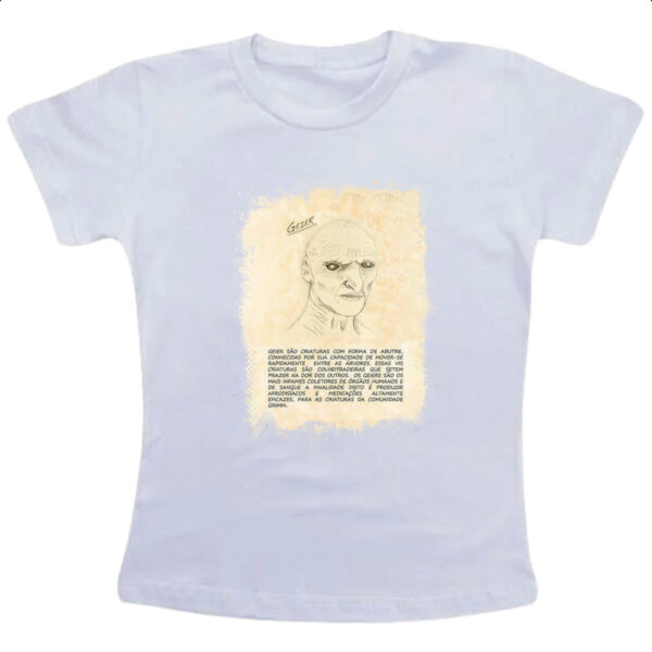 Camiseta Infanto Juvenil Grimm Livro Geier