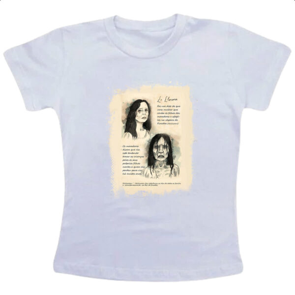 Camiseta Infanto Juvenil Grimm Livro La Chorona