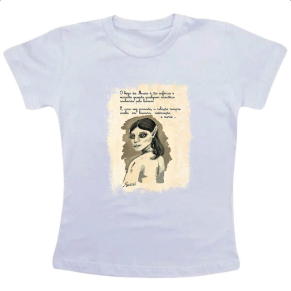 Camiseta Infanto Juvenil Grimm Livro Musai